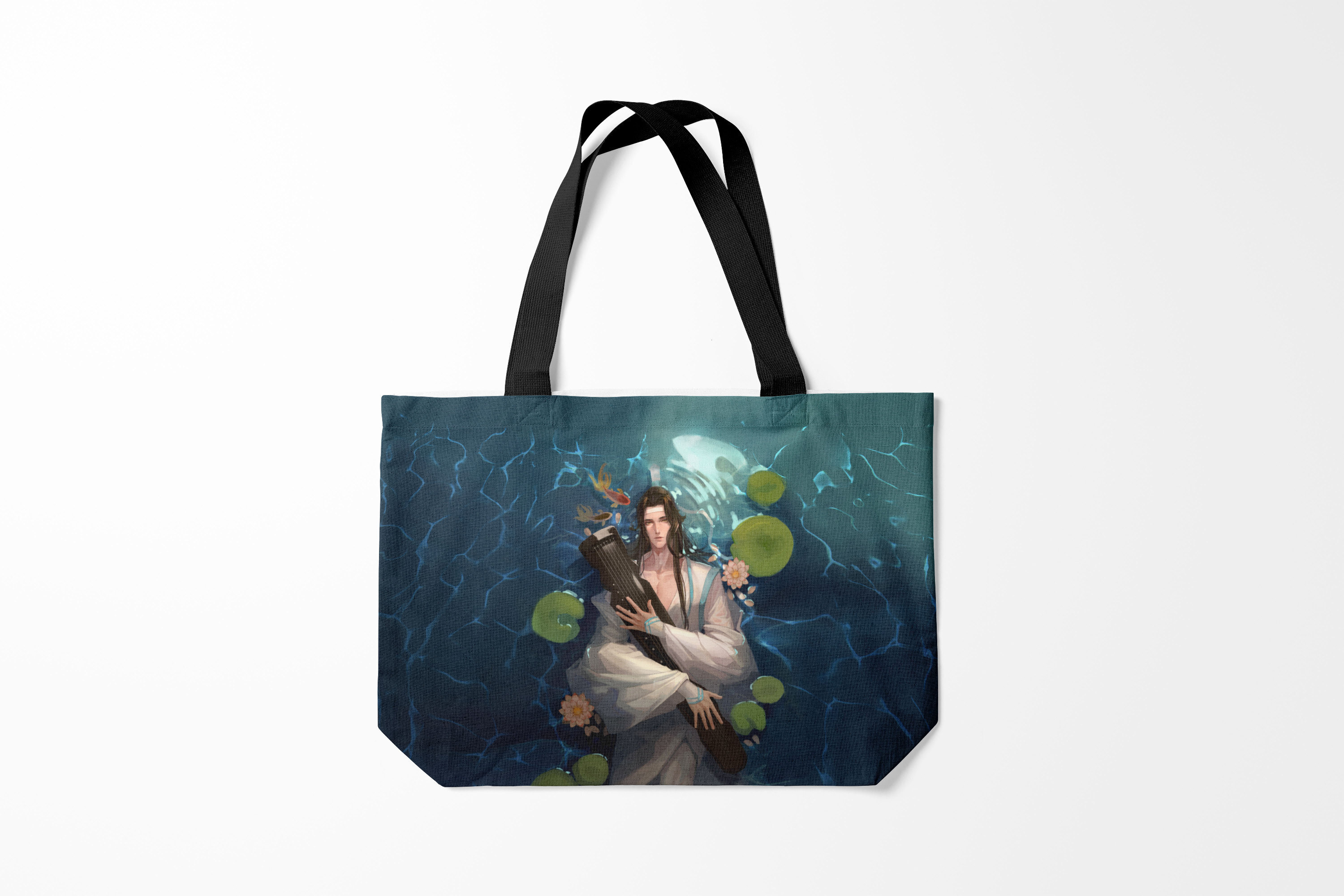 

Сумка шoппер унисекс Burnettie Магистр дьявольского культа Лань Чжань, зеленый, Магистр дьявольского культа Лань Чжань