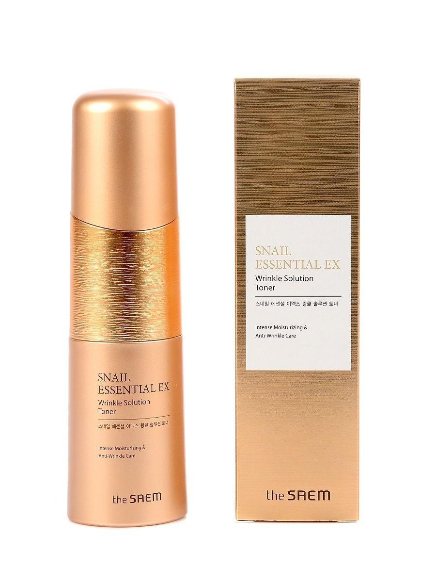 

Тонер для лица THE SAEM Snail Essential EX Wrinkle Solution Toner, 5 мл