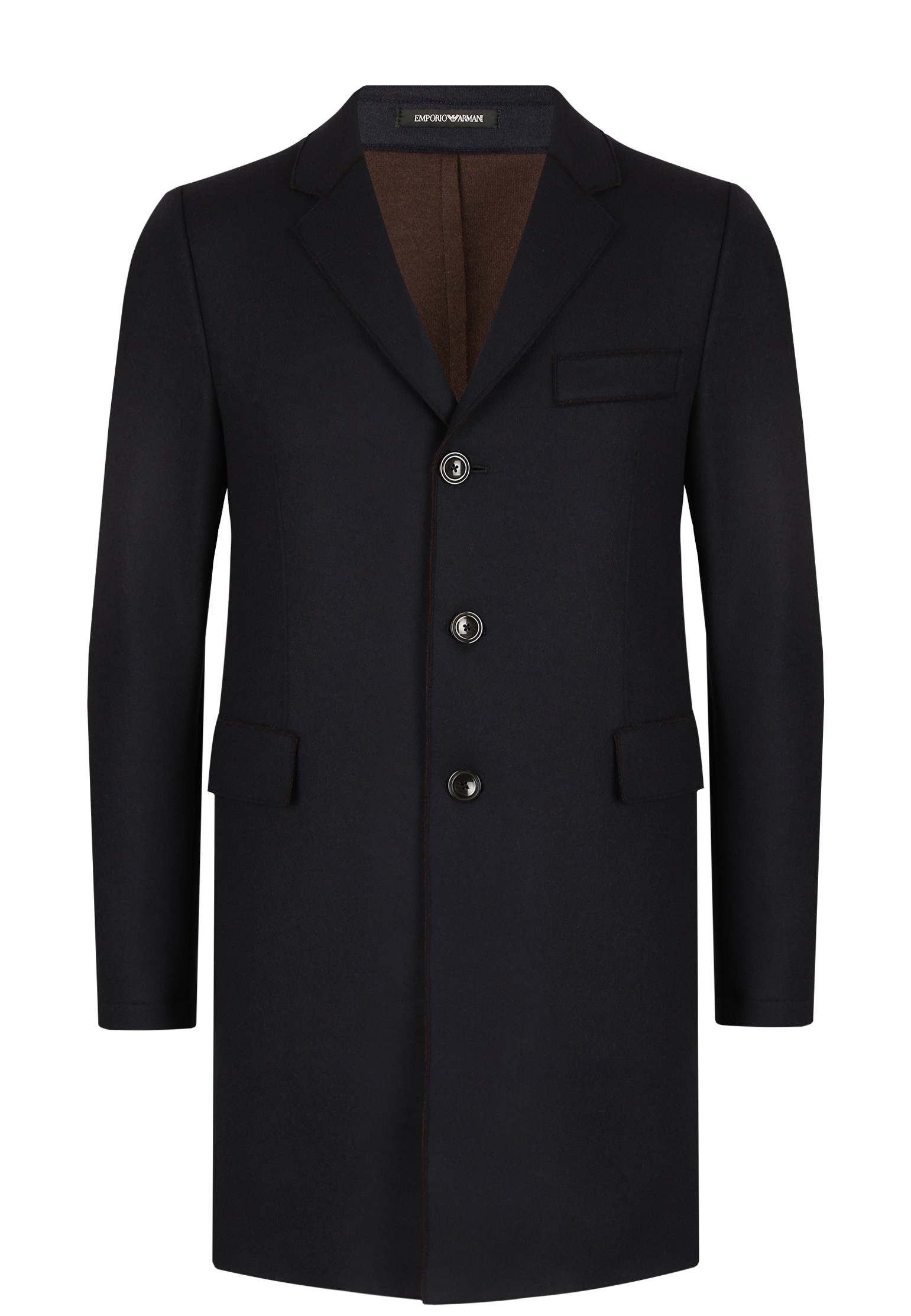 

Пальто мужское Emporio Armani 134461 синее 54 EU, 134461