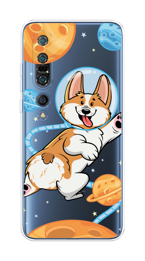 

Чехол на Xiaomi Mi 10 Pro "Корги-космонавт", Голубой;бежевый;белый, 37850-1