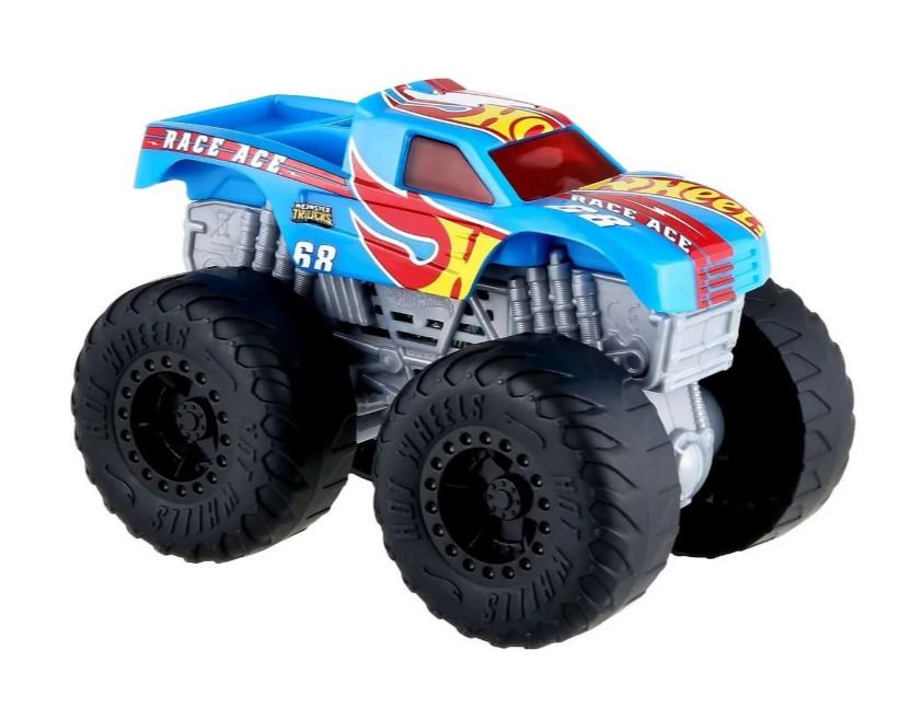 

Игрушечная игрушечная машинка Hot Wheels Mattel Монстр-трак Ревущие вредители HDX60/HDX63, Голубой