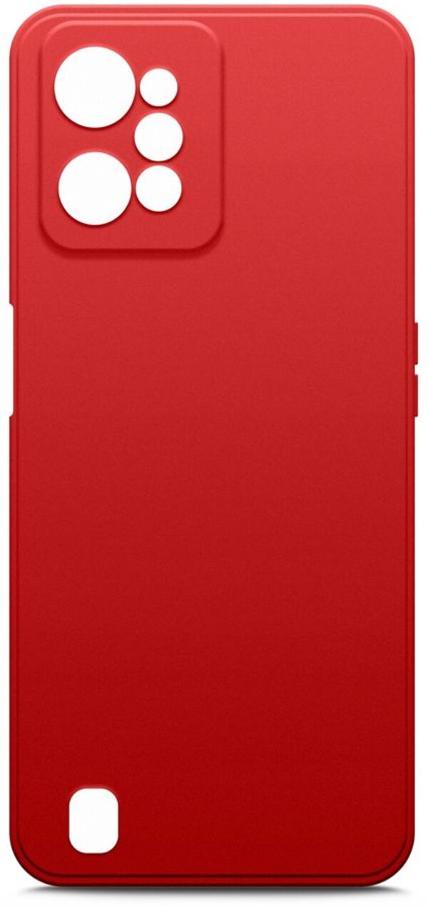 

Чехол BoraSCO Microfiber Case для Realme C31 красный
