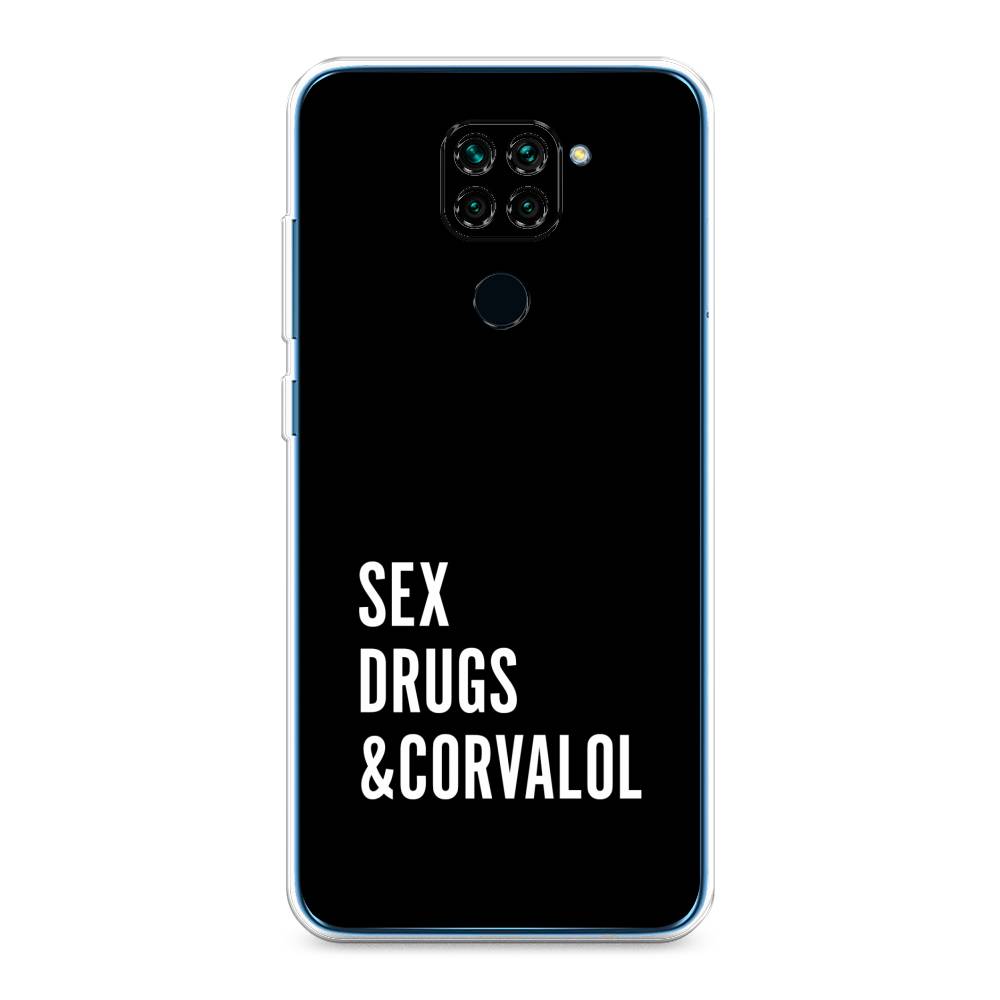 

Чехол на Xiaomi Redmi 10X 4G/Note 9 "Corvalol", Черный;серый;белый, 38250-6