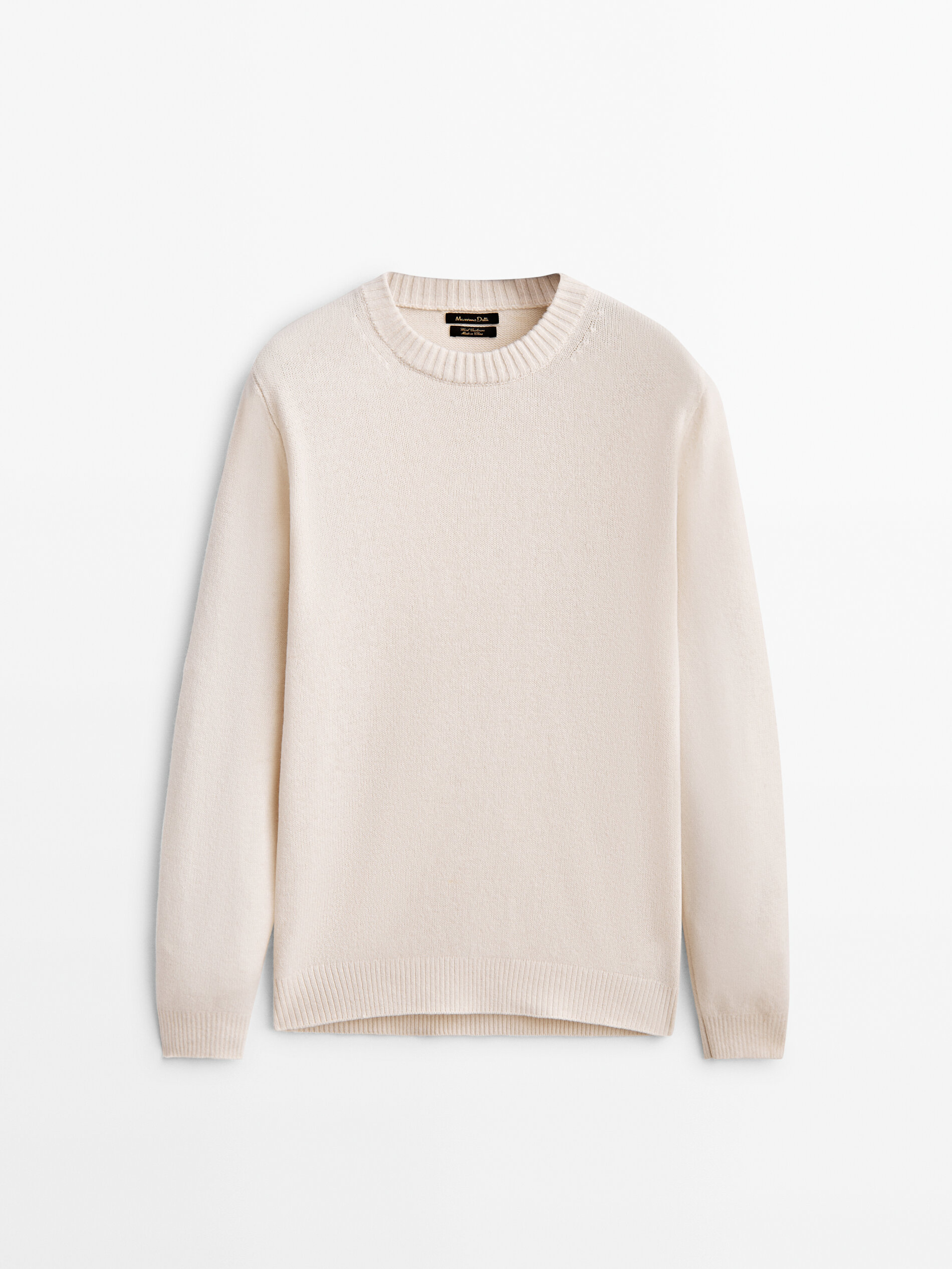 

Джемпер мужской Massimo Dutti 00953415712 белый XL, 00953415712