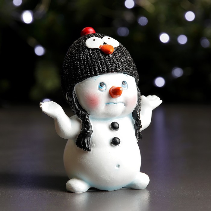 

Фигура "Снеговик-пингвин" 6х9х11см