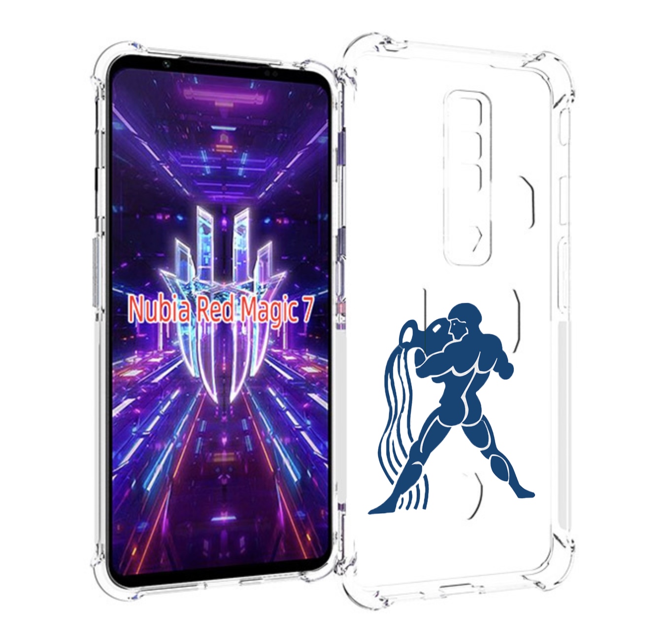 

Чехол MyPads знак-зодиака-водолей7 для ZTE Nubia Red Magic 7, Прозрачный, Tocco