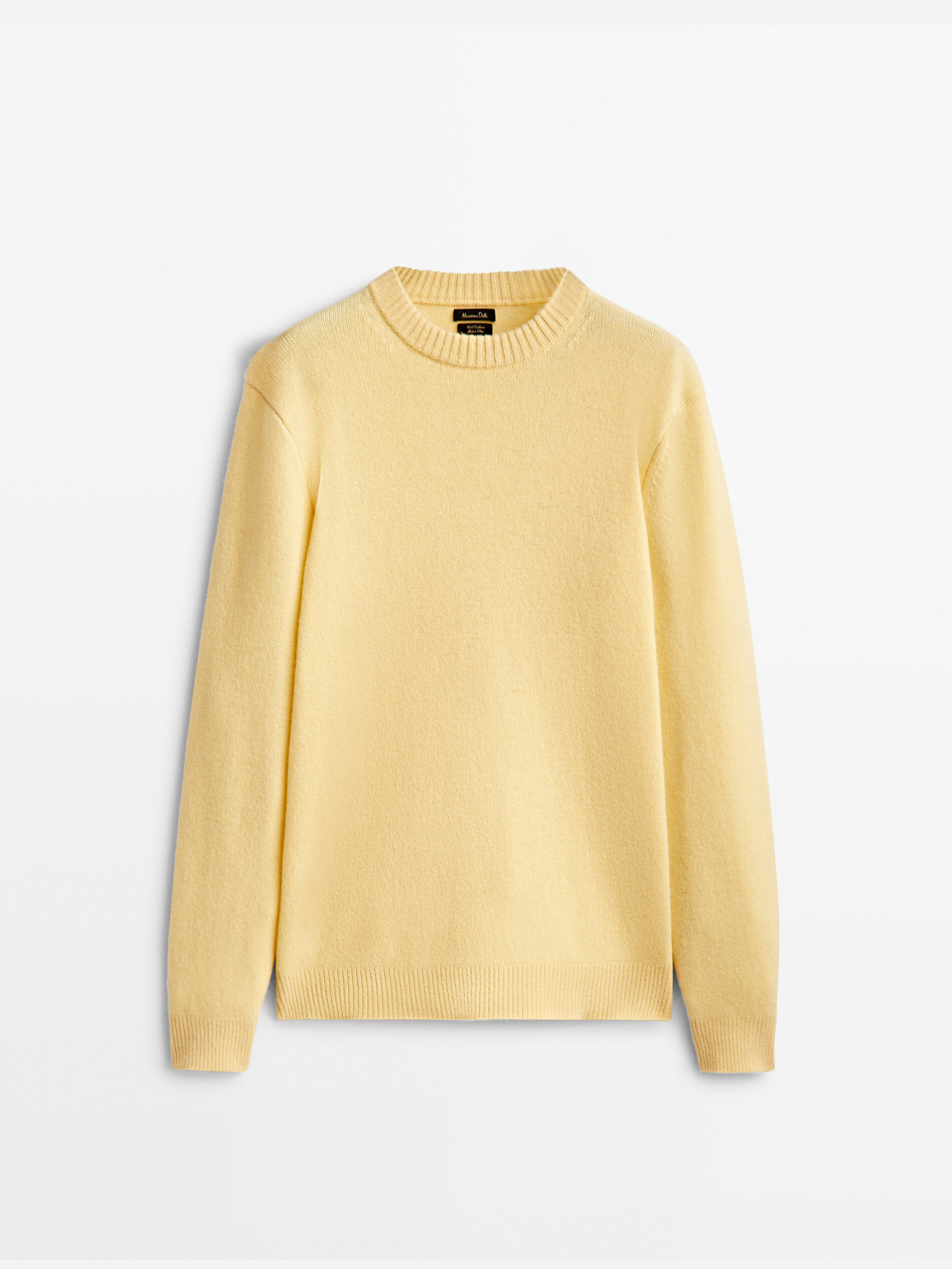 

Джемпер мужской Massimo Dutti 00953415323 желтый M, 00953415323