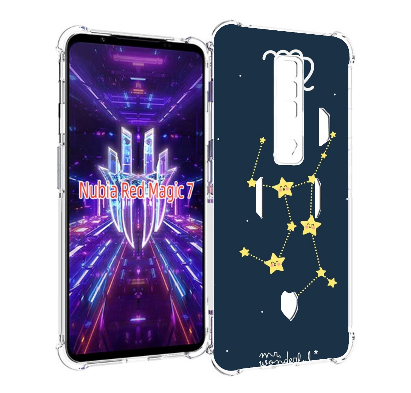 

Чехол MyPads знак-зодиака-дева-3 для ZTE Nubia Red Magic 7, Прозрачный, Tocco