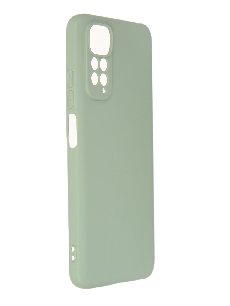 фото Чехол df для xiaomi redmi note 11 global / 11s global silicone green xicase-61 df-group