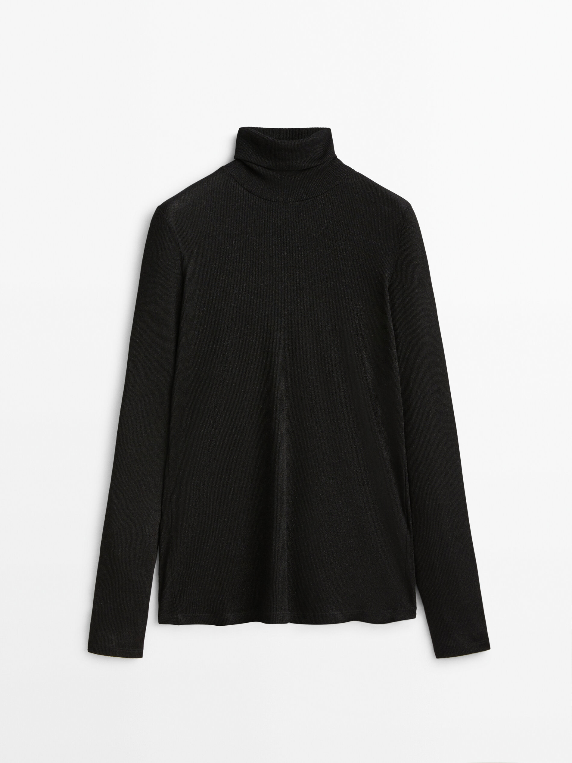 

Водолазка женская Massimo Dutti 06897566800 черная S, 06897566800