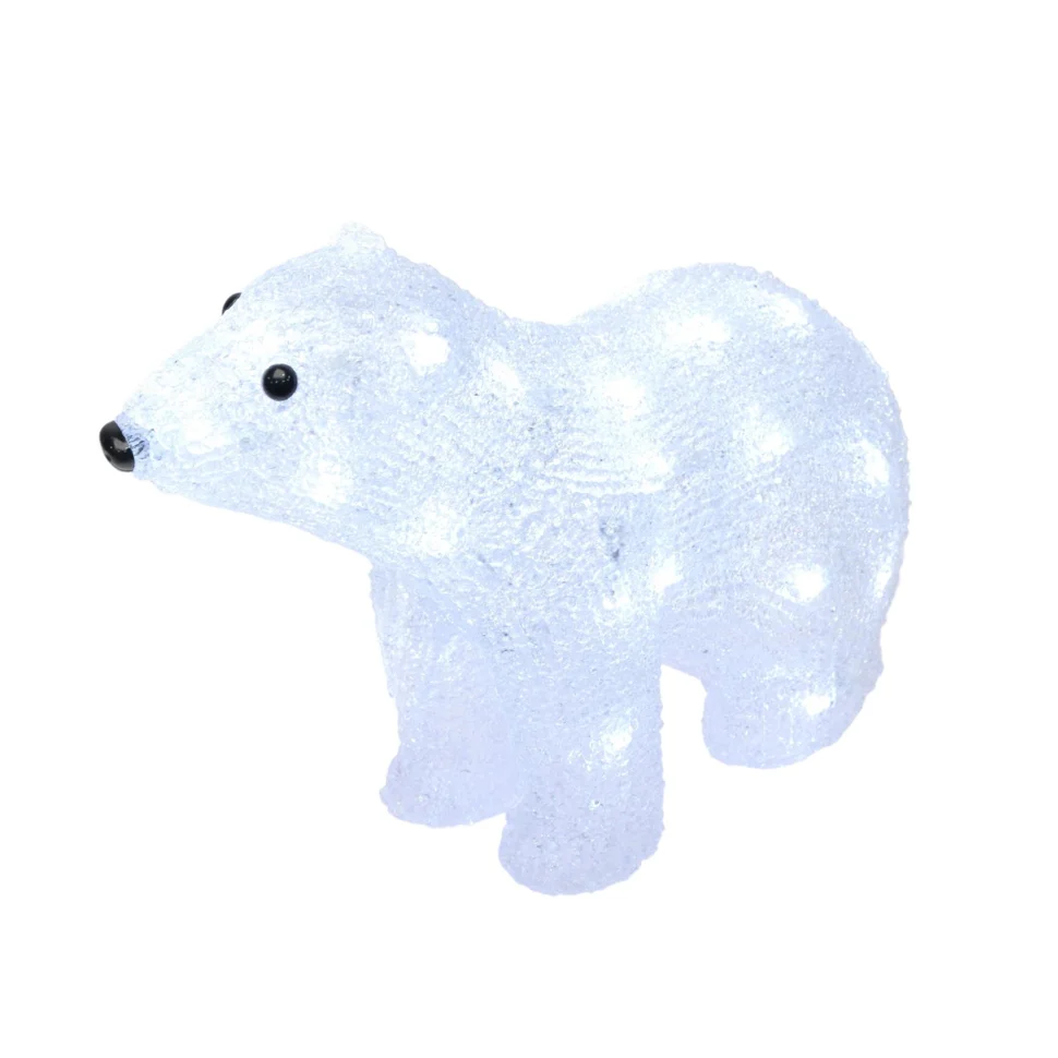 Фигура световая «Белый медведь-4» 40 LED, свечение белый, 31*15*25 см ULD-M3125-040 STA WH