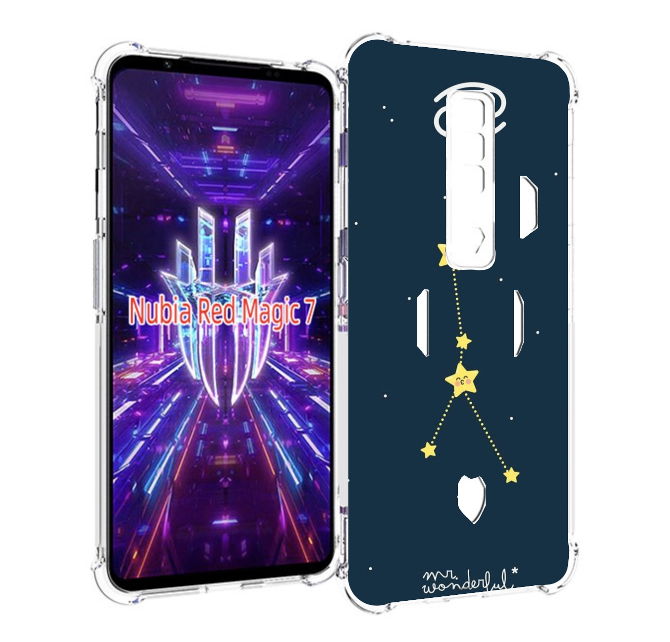 

Чехол MyPads знак-зодиака-рак-3 для ZTE Nubia Red Magic 7, Прозрачный, Tocco