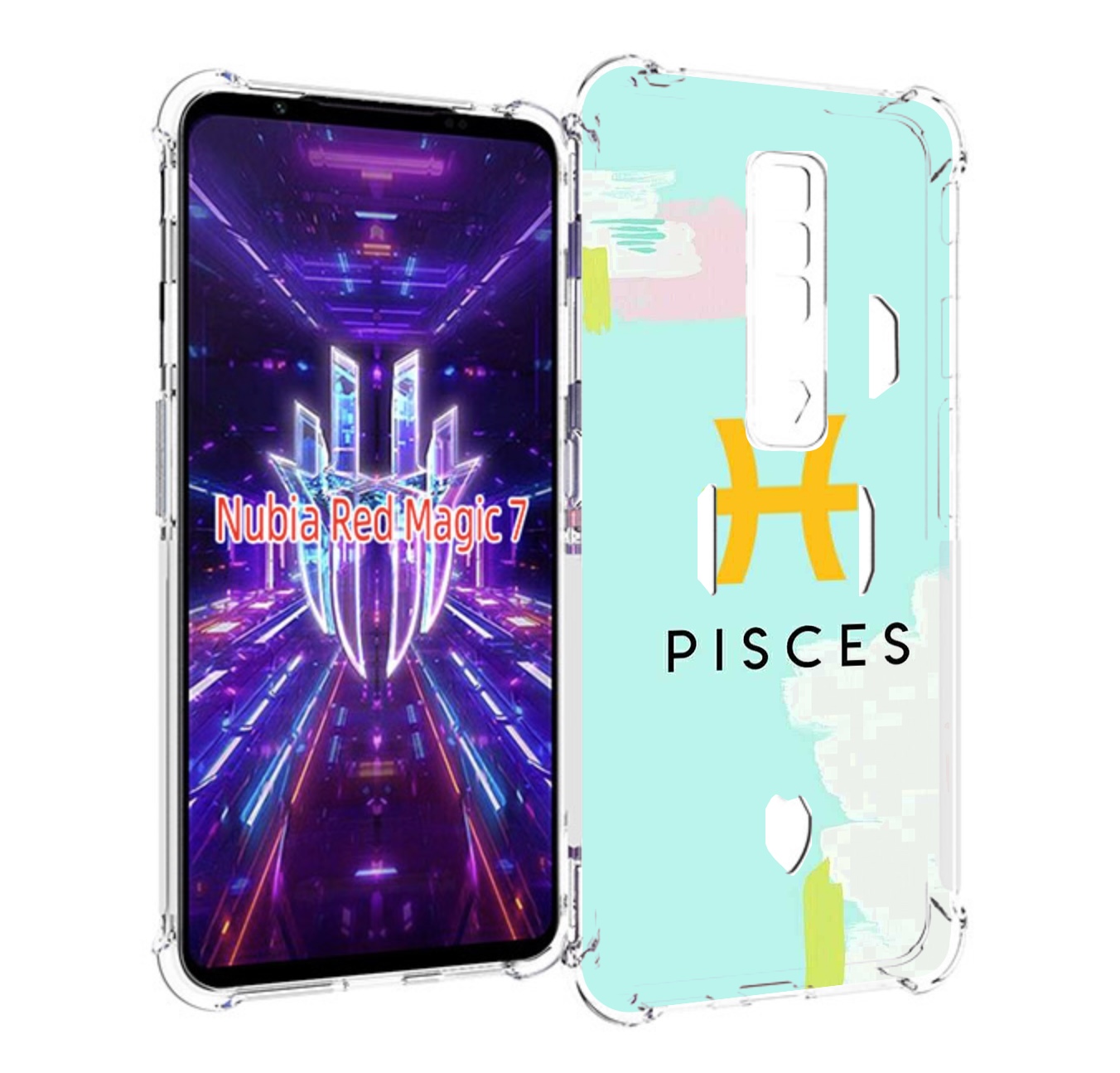 

Чехол MyPads знак-зодиака-рыбы-2 для ZTE Nubia Red Magic 7, Прозрачный, Tocco