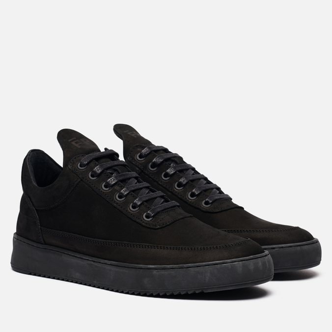 фото Кроссовки женские filling pieces low top ripple tonal черные 42 eu