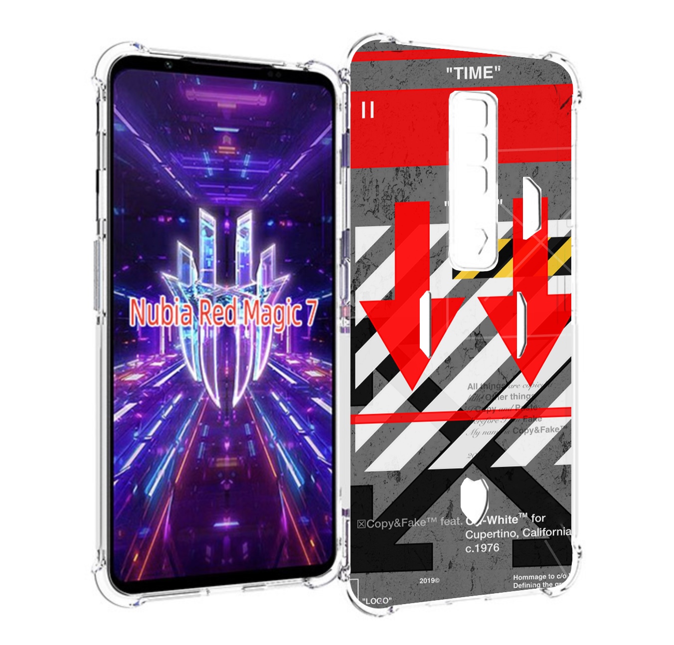 

Чехол MyPads знаки-логотипы для ZTE Nubia Red Magic 7, Прозрачный, Tocco