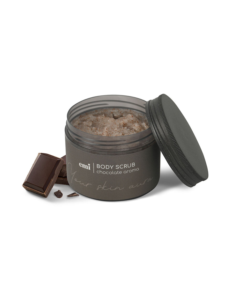 Скраб для тела Emi Chocolate Body Scrub 150 г форма силиконовая для шоколада доляна мини шоколадки 22×11×1 см 3 ячейки шоколадный