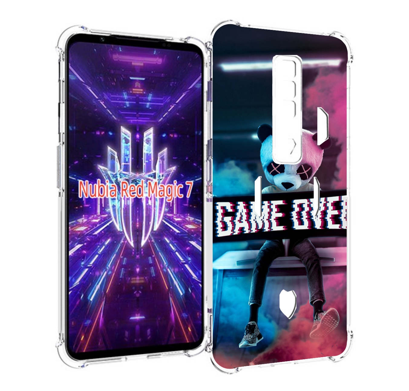 

Чехол MyPads картина-панда для ZTE Nubia Red Magic 7, Прозрачный, Tocco