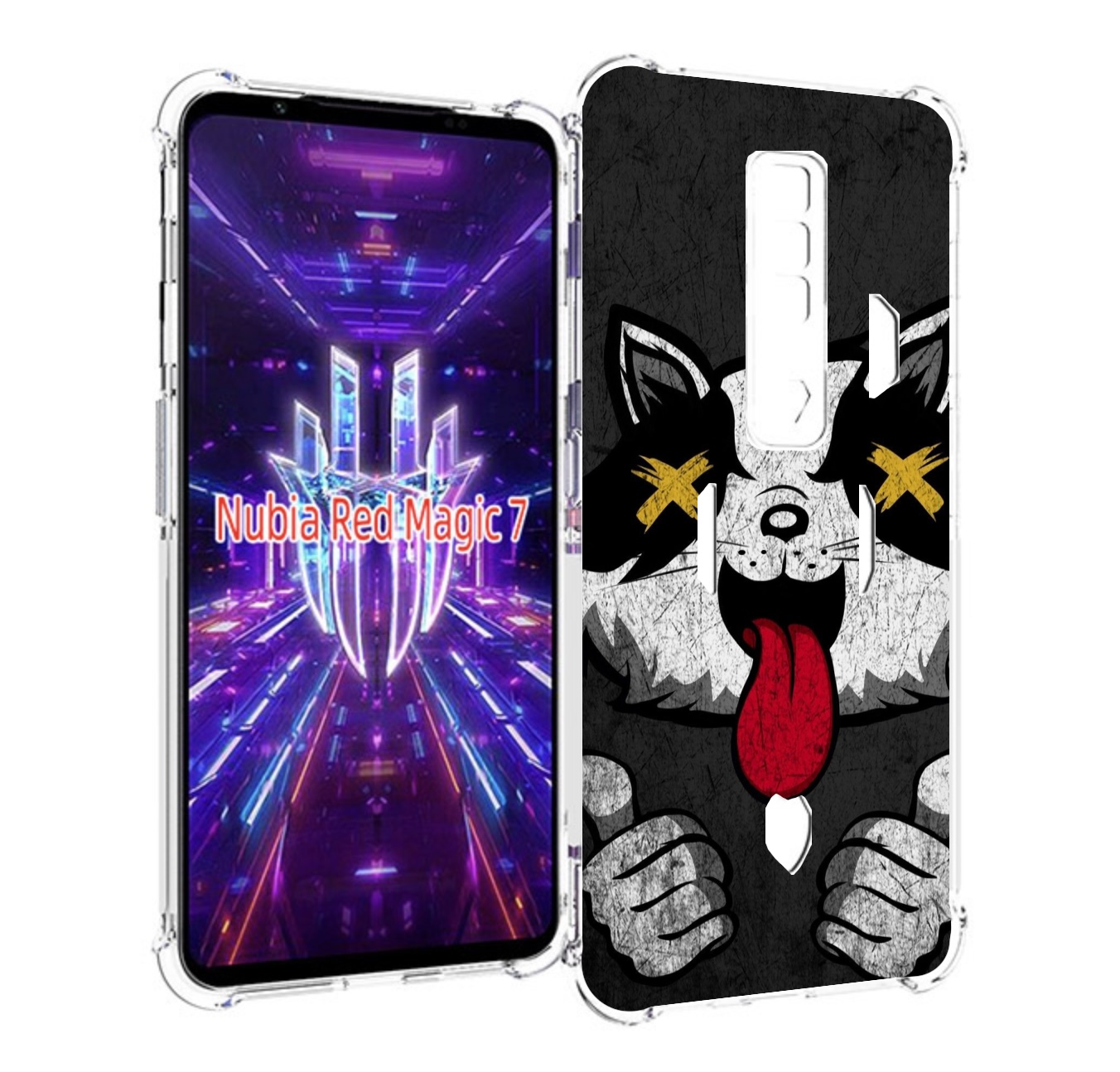 Чехол MyPads классный зверек для ZTE Nubia Red Magic 7