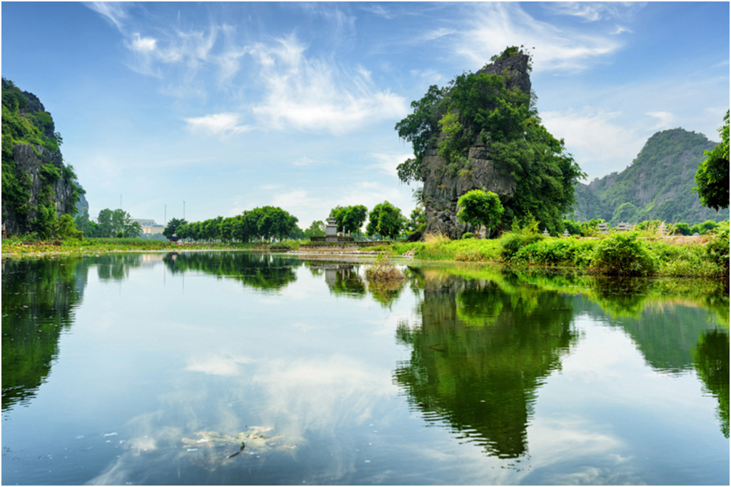 

Картина на холсте с подрамником ХитАрт Озеро 100x68 см, 3509