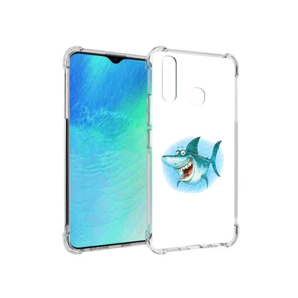 

Чехол MyPads Tocco для Vivo Y19 веселая акула (PT140444.419.261), Прозрачный, Tocco