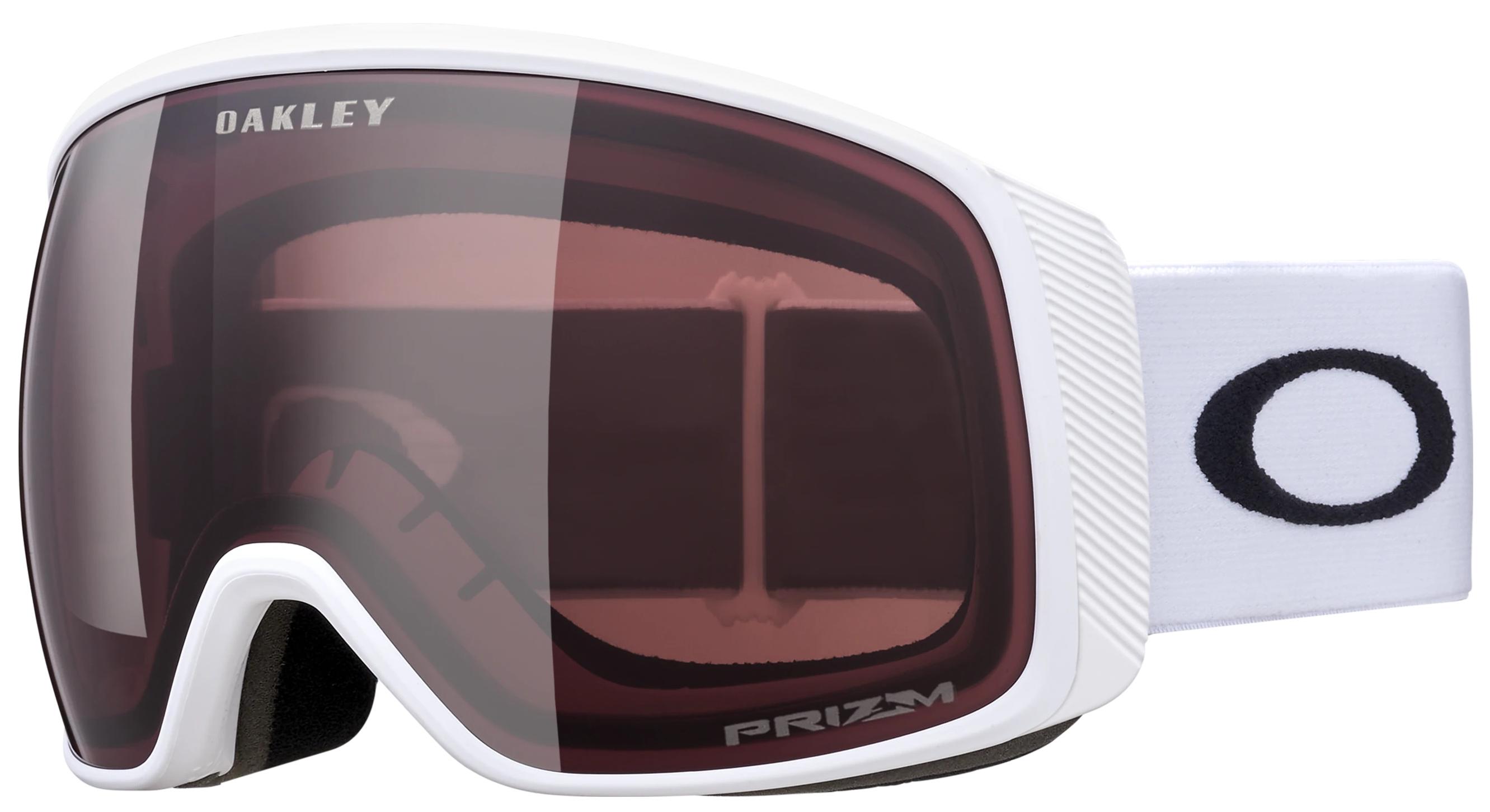 Очки Горнолыжные Oakley 2022-23 Flight Tracker L Matte White W Prizm Garnet