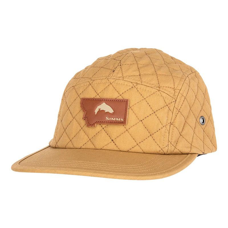 

Бейсболка мужская Simms 13541 dark bronze (big sky waxed canvas cap, Желтый, 13541