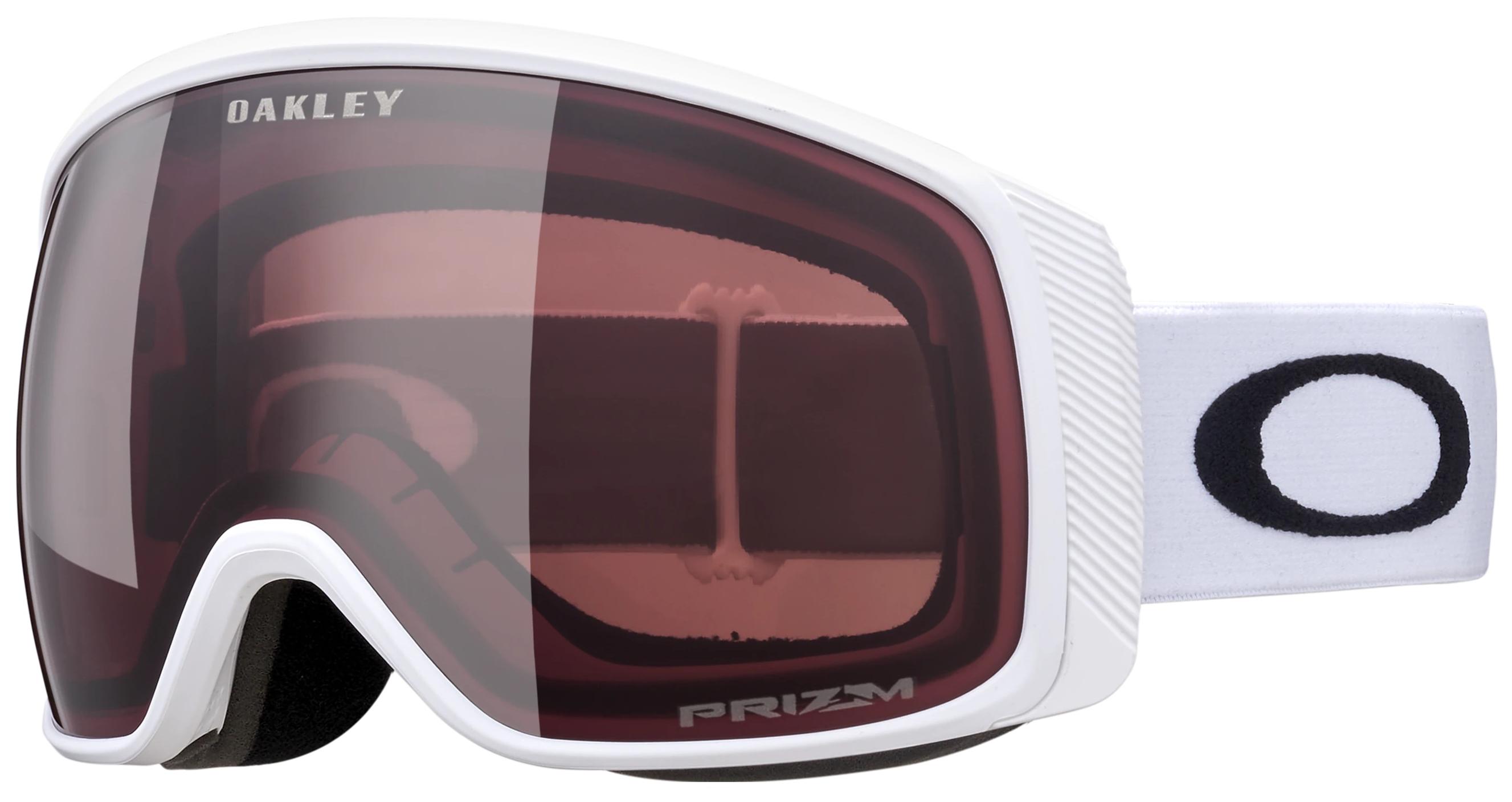 Очки Горнолыжные Oakley 2022-23 Flight Tracker M Matte White W Prizm Garnet