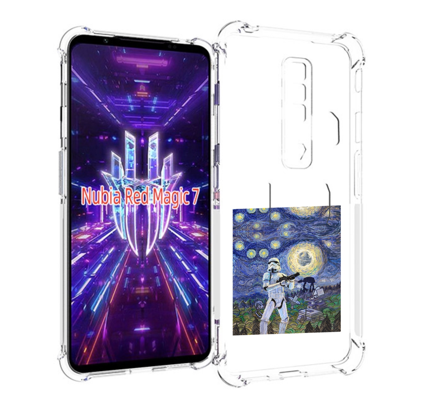 Чехол MyPads star wars звездная ночь для ZTE Nubia Red Magic 7