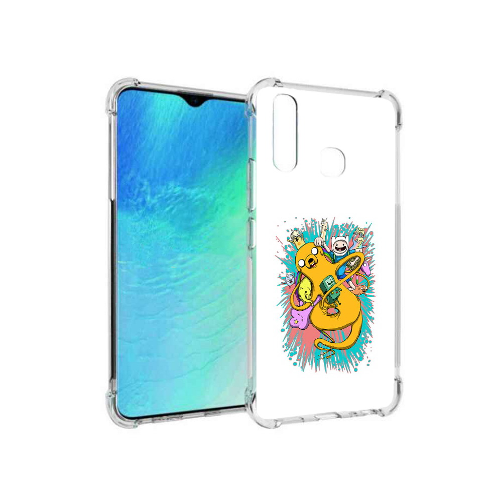 

Чехол MyPads Tocco для Vivo Y19 время приключений рисунок (PT140444.419.276), Прозрачный, Tocco