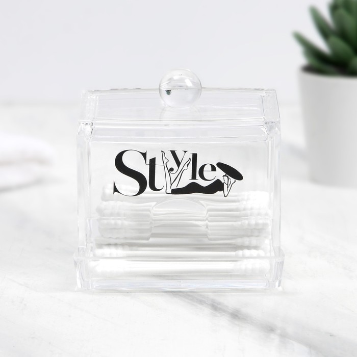 

Органайзер для ватных палочек Style, 10,5 х 9,5 см