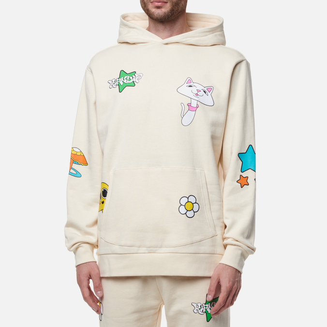 

Худи мужское Ripndip RND9331 бежевое M, RND9331