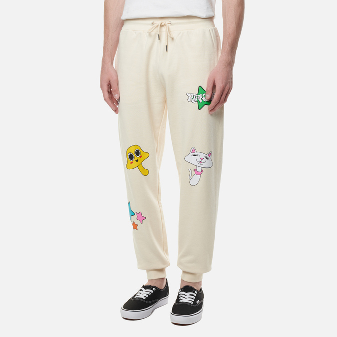 

Спортивные брюки мужские Ripndip RND9318 бежевые L, RND9318