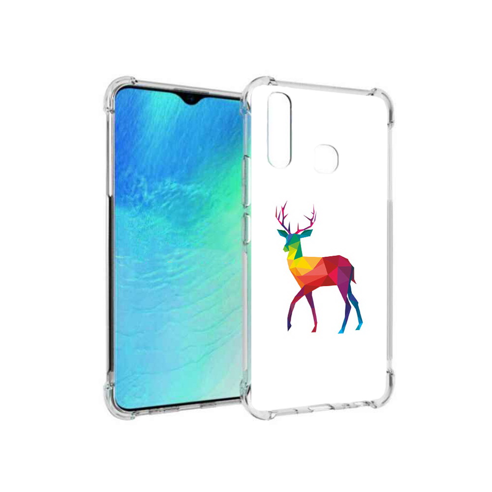 

Чехол MyPads Tocco для Vivo Y19 геометрический олень (PT140444.419.286), Прозрачный, Tocco