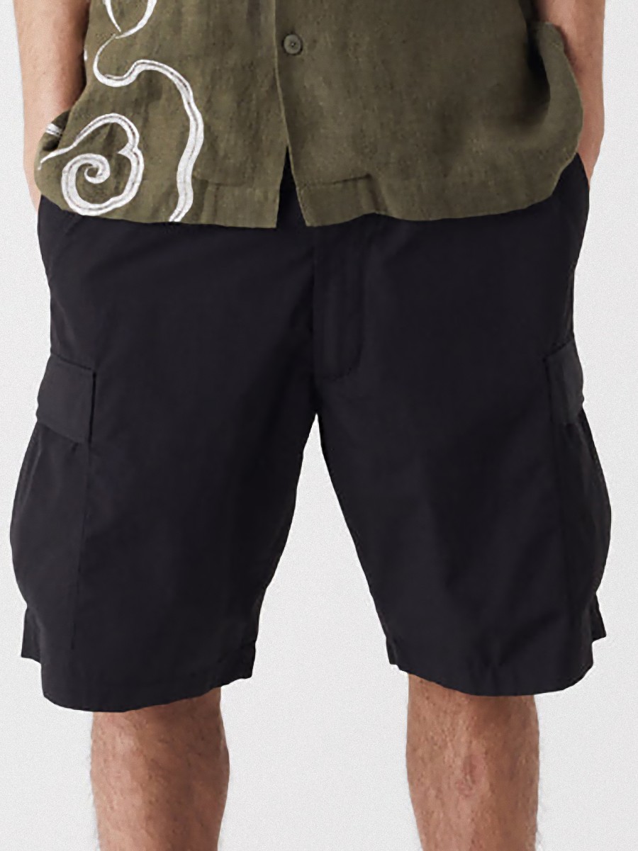 

Шорты мужские MAHARISHI 8096-BLACK черные XL, 8096-BLACK