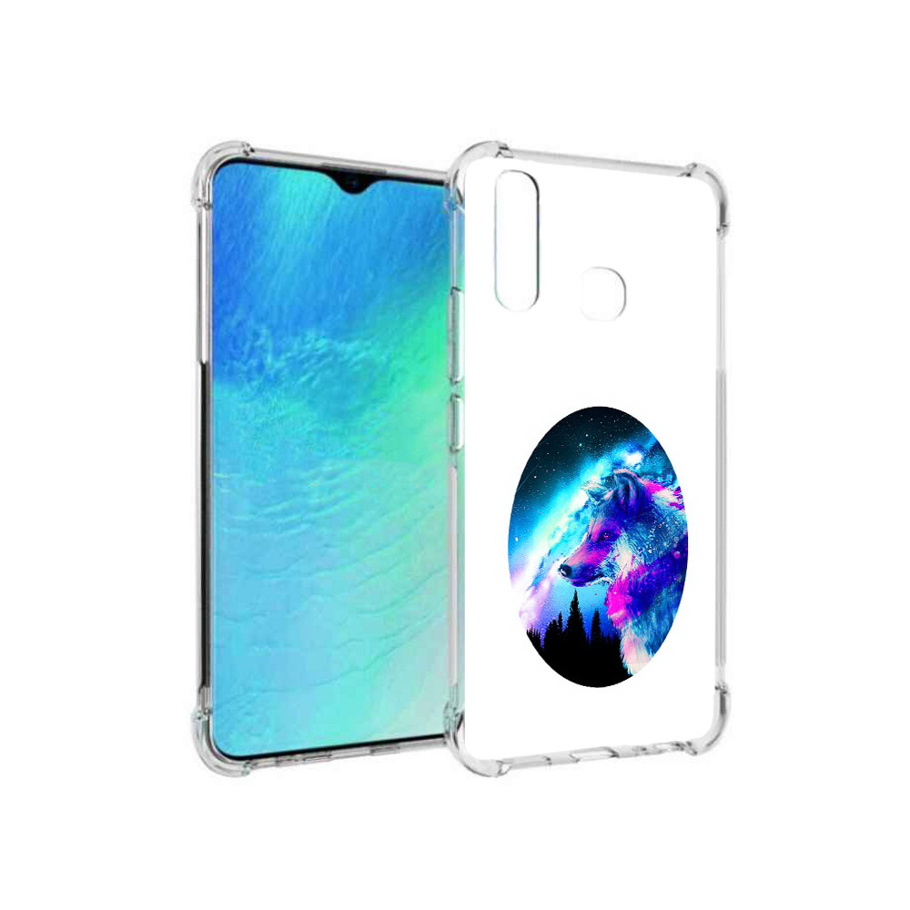

Чехол MyPads Tocco для Vivo Y19 голубой волк (PT140444.419.293), Прозрачный, Tocco