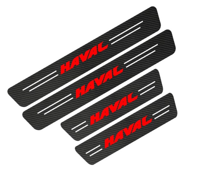 

Защитные наклейки SOVEPSSHOP на пороги автомобиля, Черный