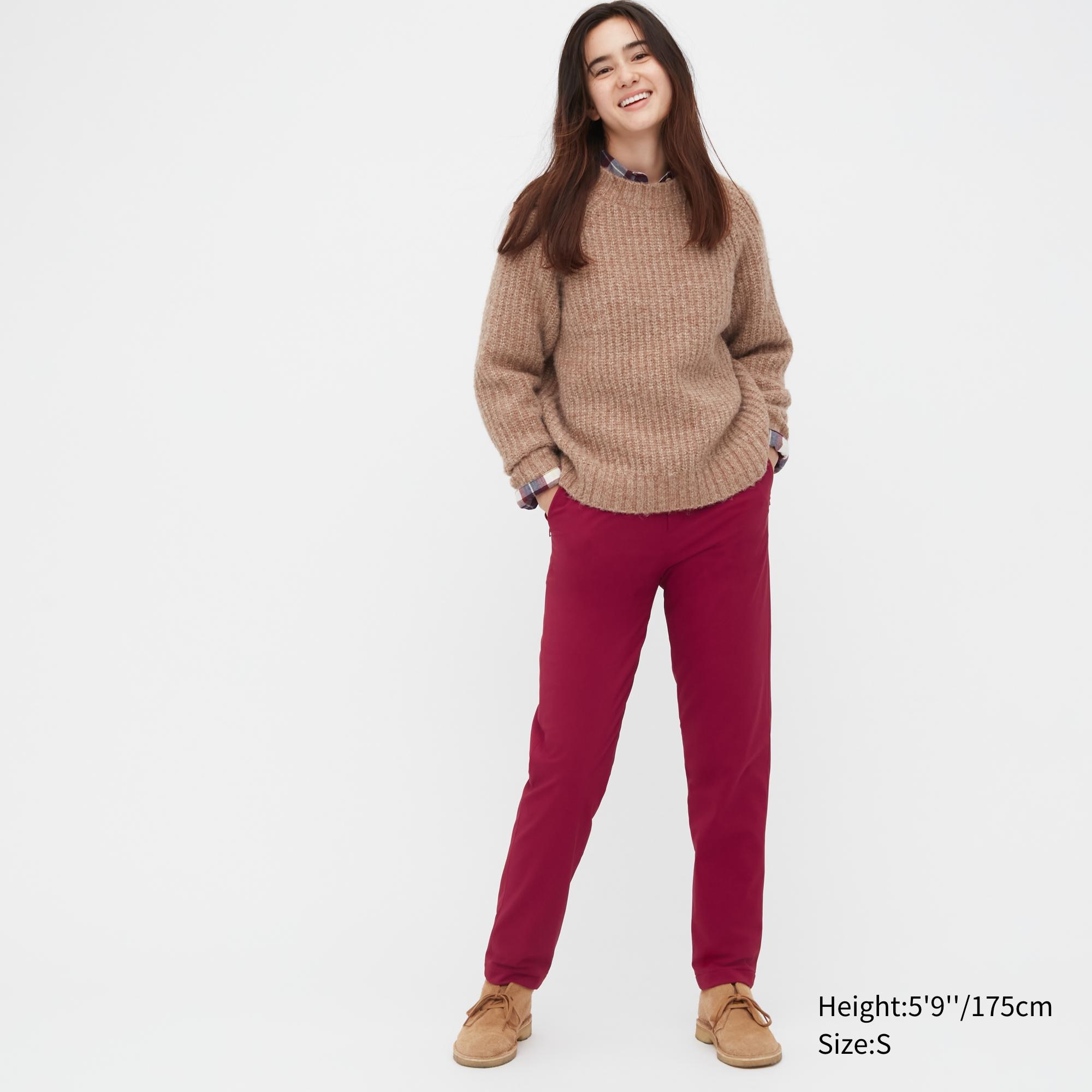 

Брюки женские UNIQLO 453466COL17 красные XL (доставка из-за рубежа), 453466COL17