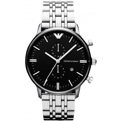 

Наручные часы мужские Emporio Armani AR80009 серебристые, AR80009