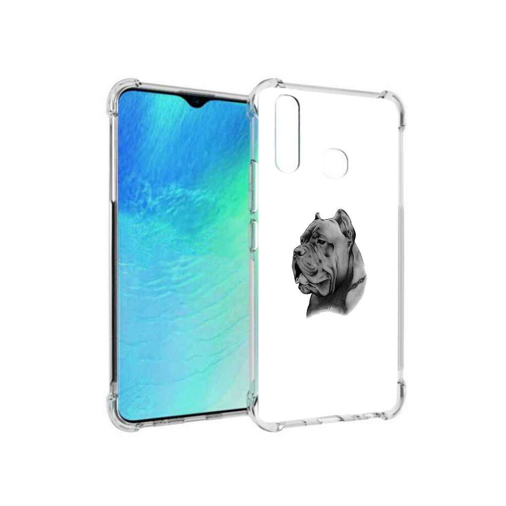 

Чехол MyPads Tocco для Vivo Y19 грозный бульдог (PT140444.419.300), Прозрачный, Tocco