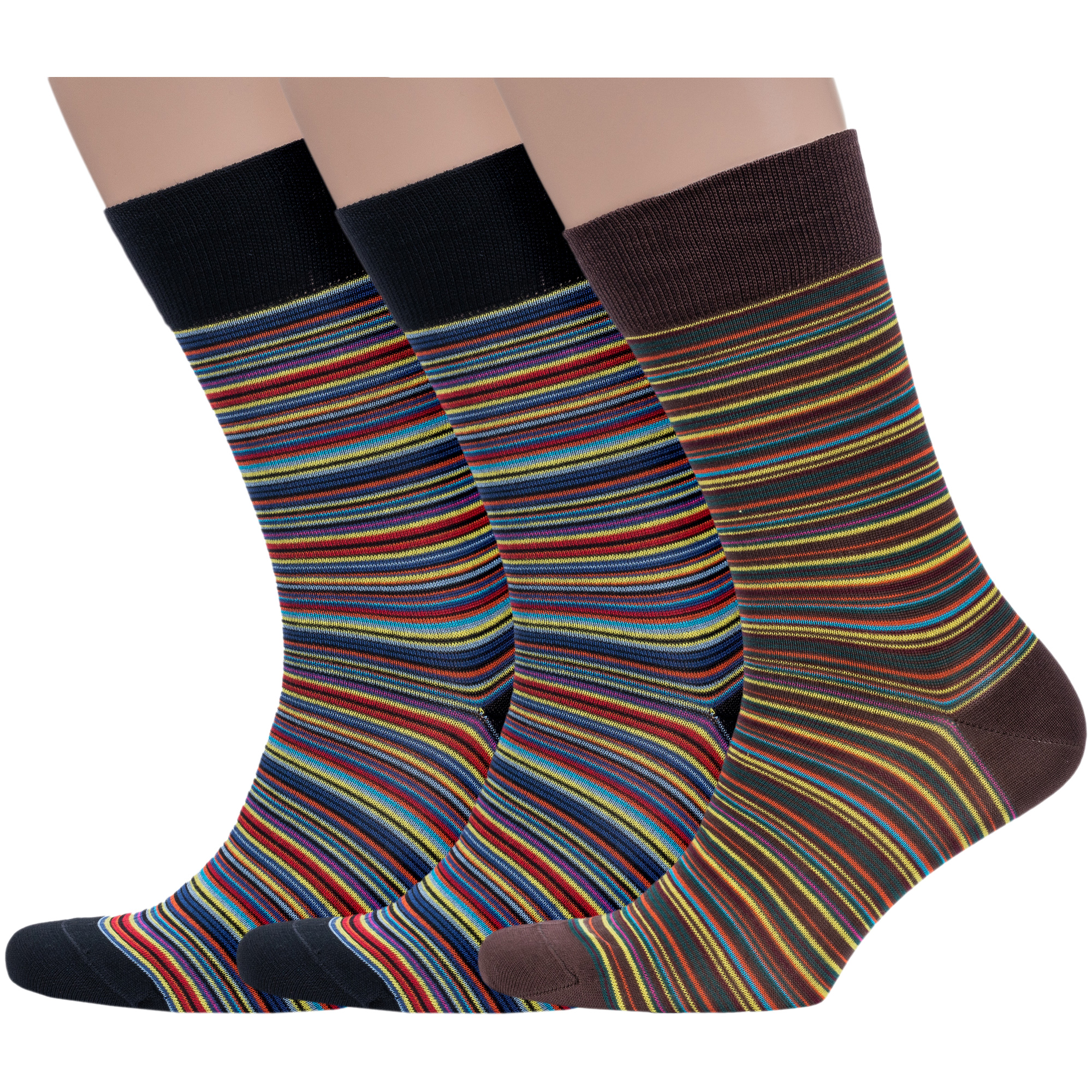 Комплект носков мужских Sergio di Calze 3-16SC3 разноцветных 29