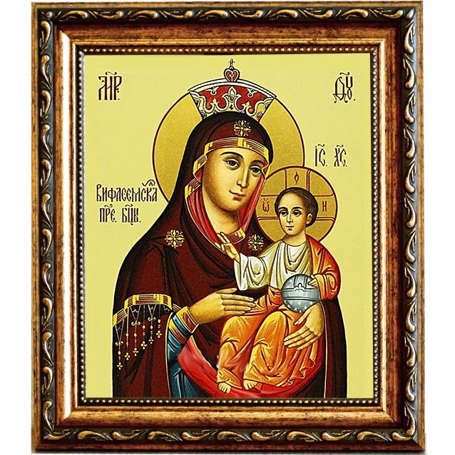 

Вифлеемская Божья Матерь. Икона на холсте.
