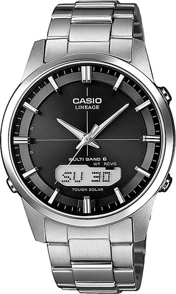 фото Наручные часы мужские casio lcw-m170td-1a серебристые