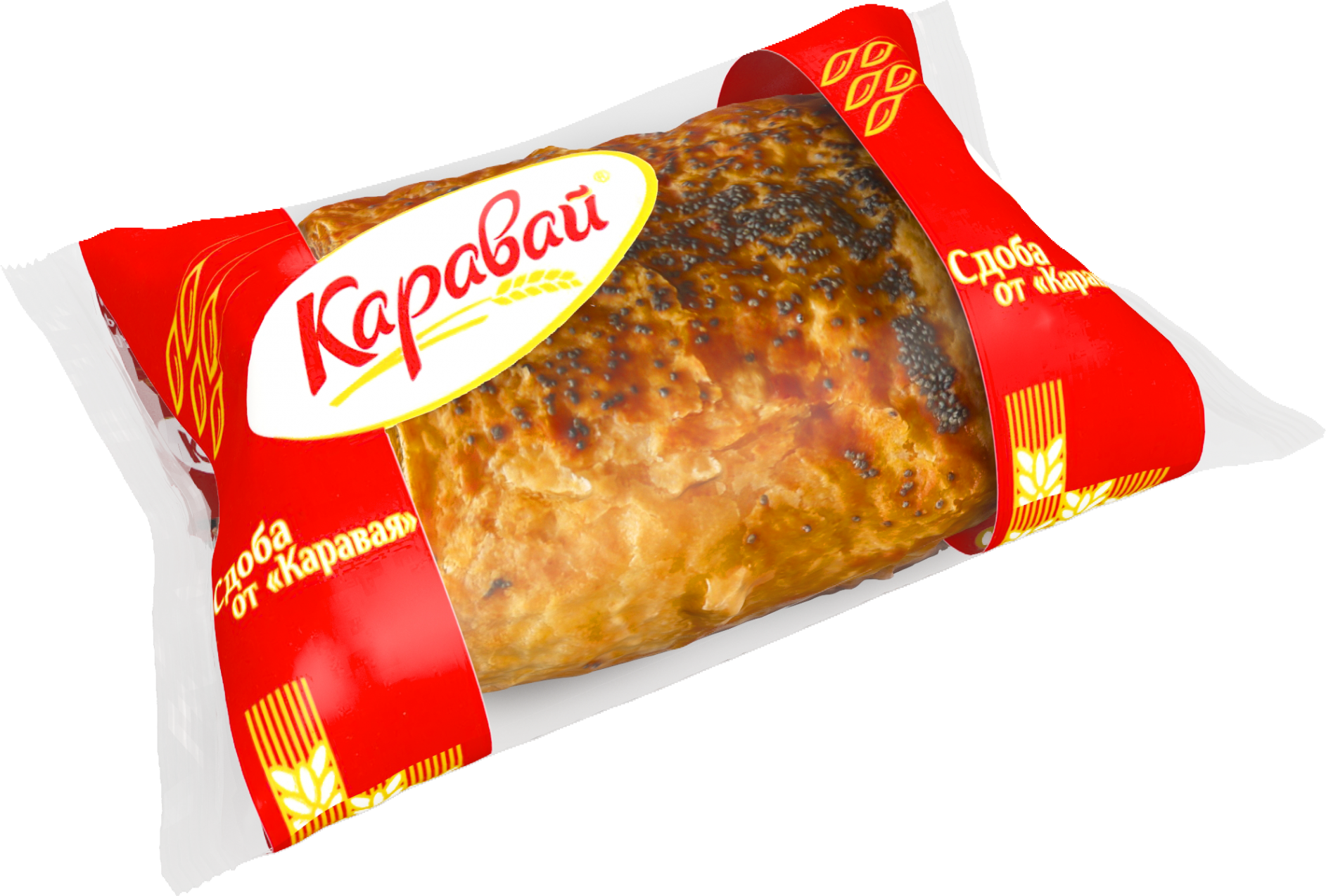 

Рулет Каравай слоеный с маком 100 г