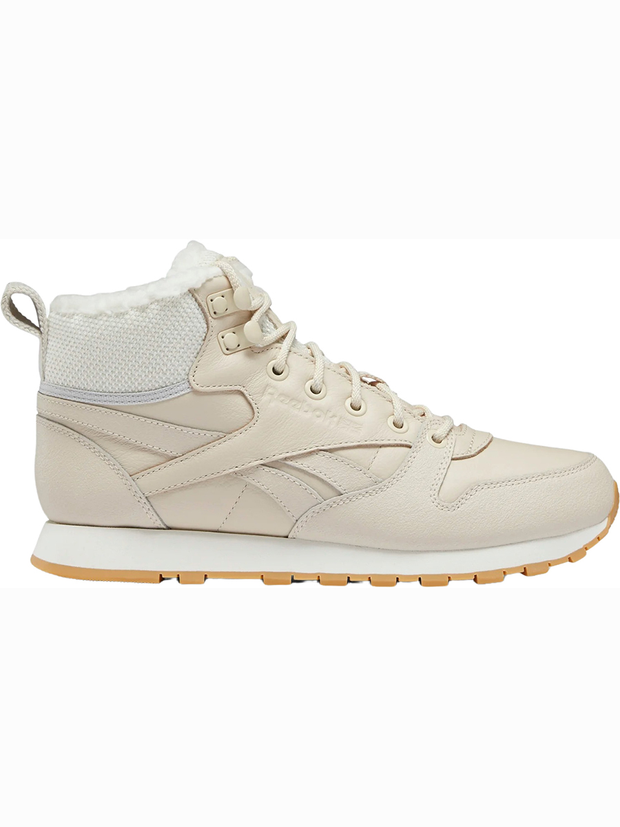 фото Кроссовки женские reebok cl lthr arctic boot бежевые 5 us