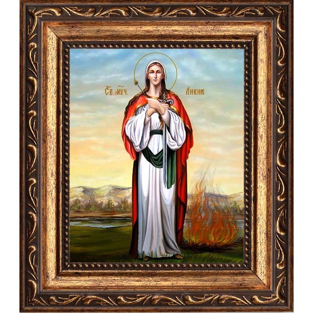 

Ливия Сирийская мученица. Икона на холсте.