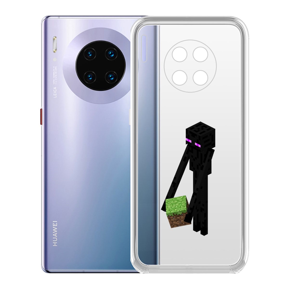 

Чехол-накладка Minecraft-Эндермен для Huawei Mate 30, Прозрачный