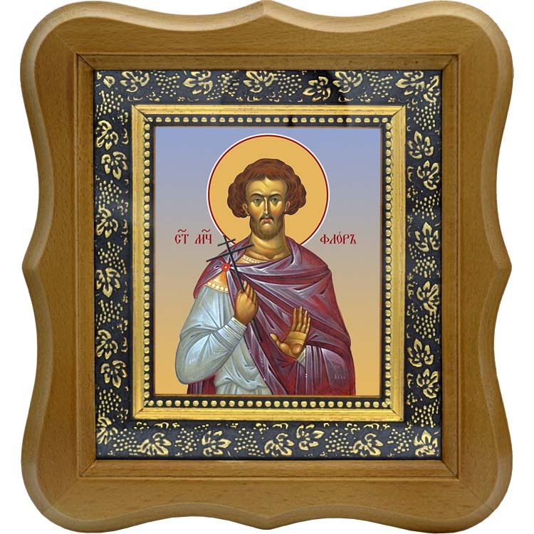 

Флор Иллирийский мученик. Икона на холсте.
