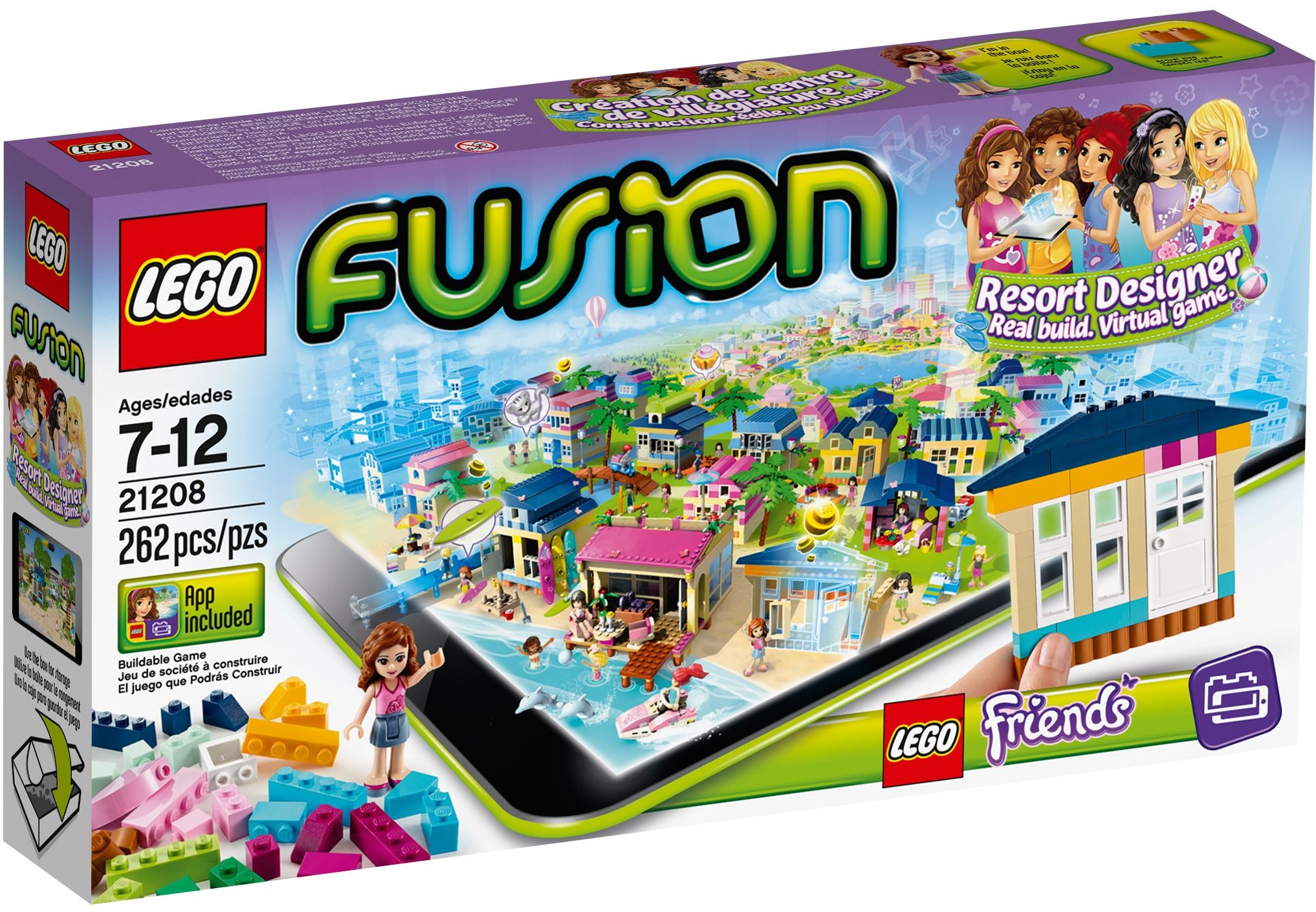 

Конструктор Lego 21208 Fusion Курортный дизайнер 262 детали, Курортный дизайнер