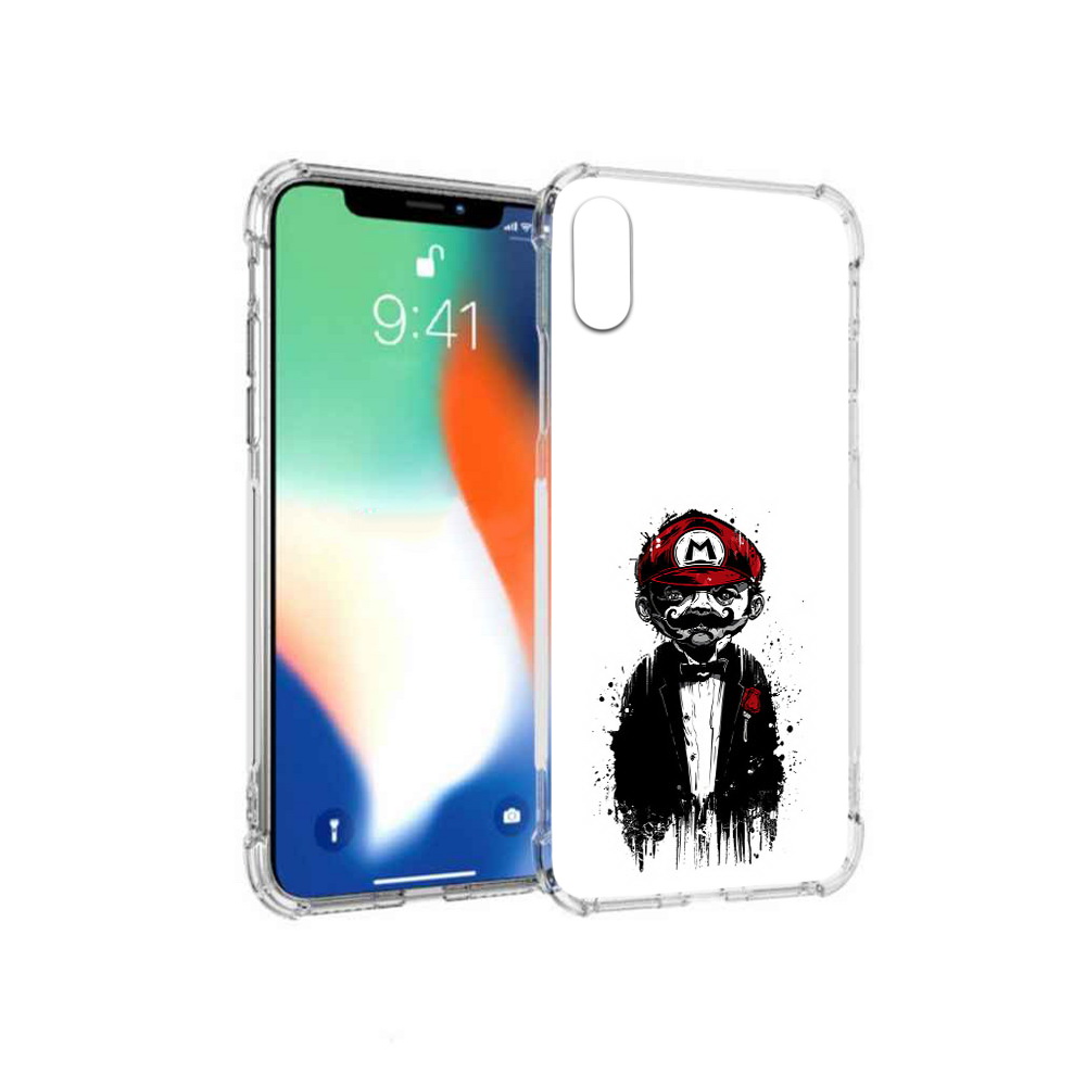 

Чехол MyPads Tocco для Apple iPhone X марио (PT94261.606.458), Прозрачный, Tocco