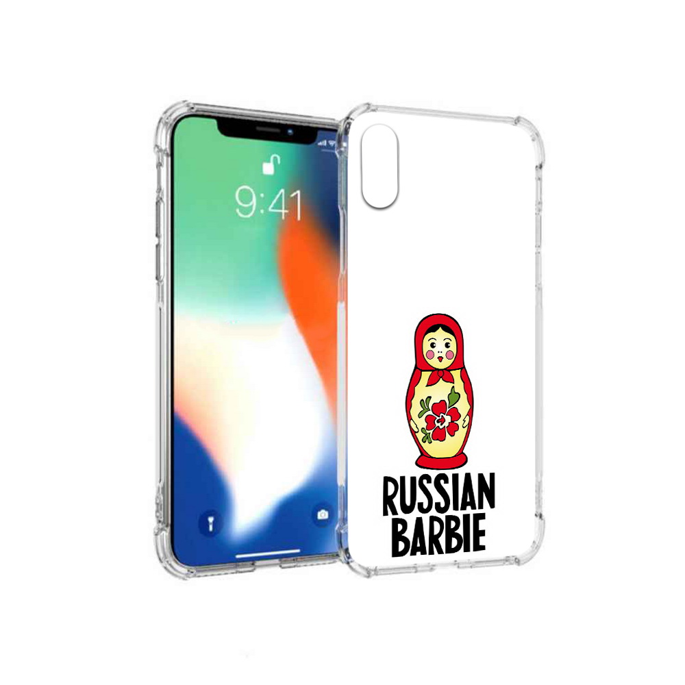 

Чехол MyPads Tocco для Apple iPhone X матрешка (PT94261.606.459), Прозрачный, Tocco